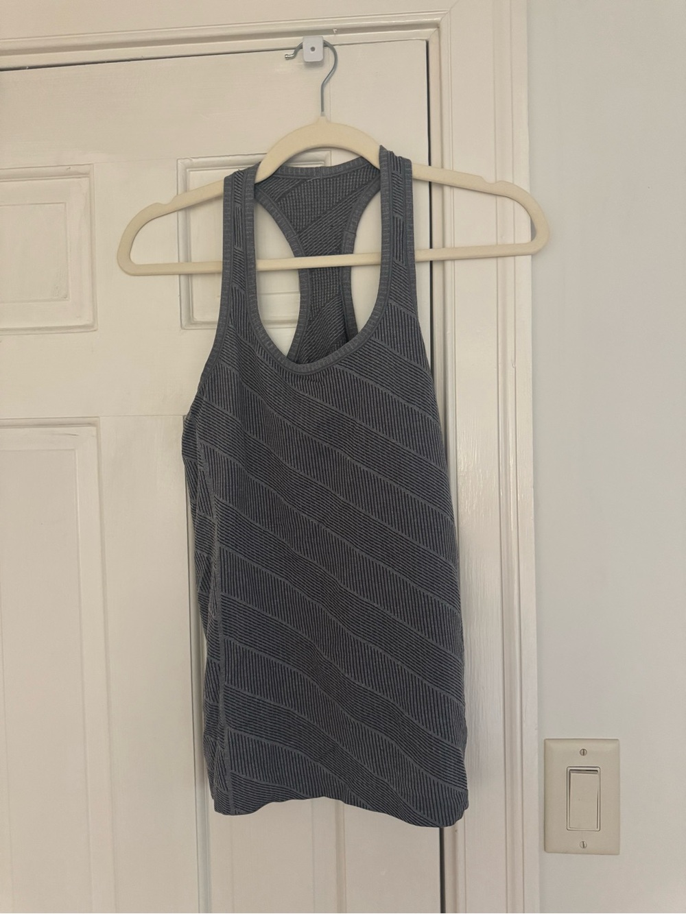 lululemon swiftly racerback tank, grey